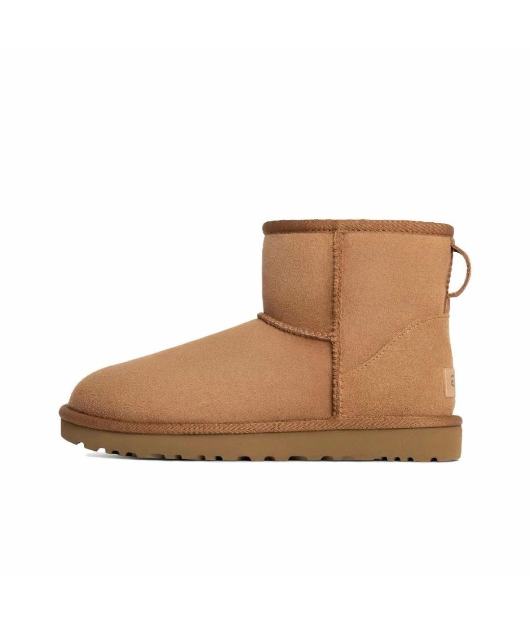 UGG AUSTRALIA Бежевые замшевые ботинки, фото 6