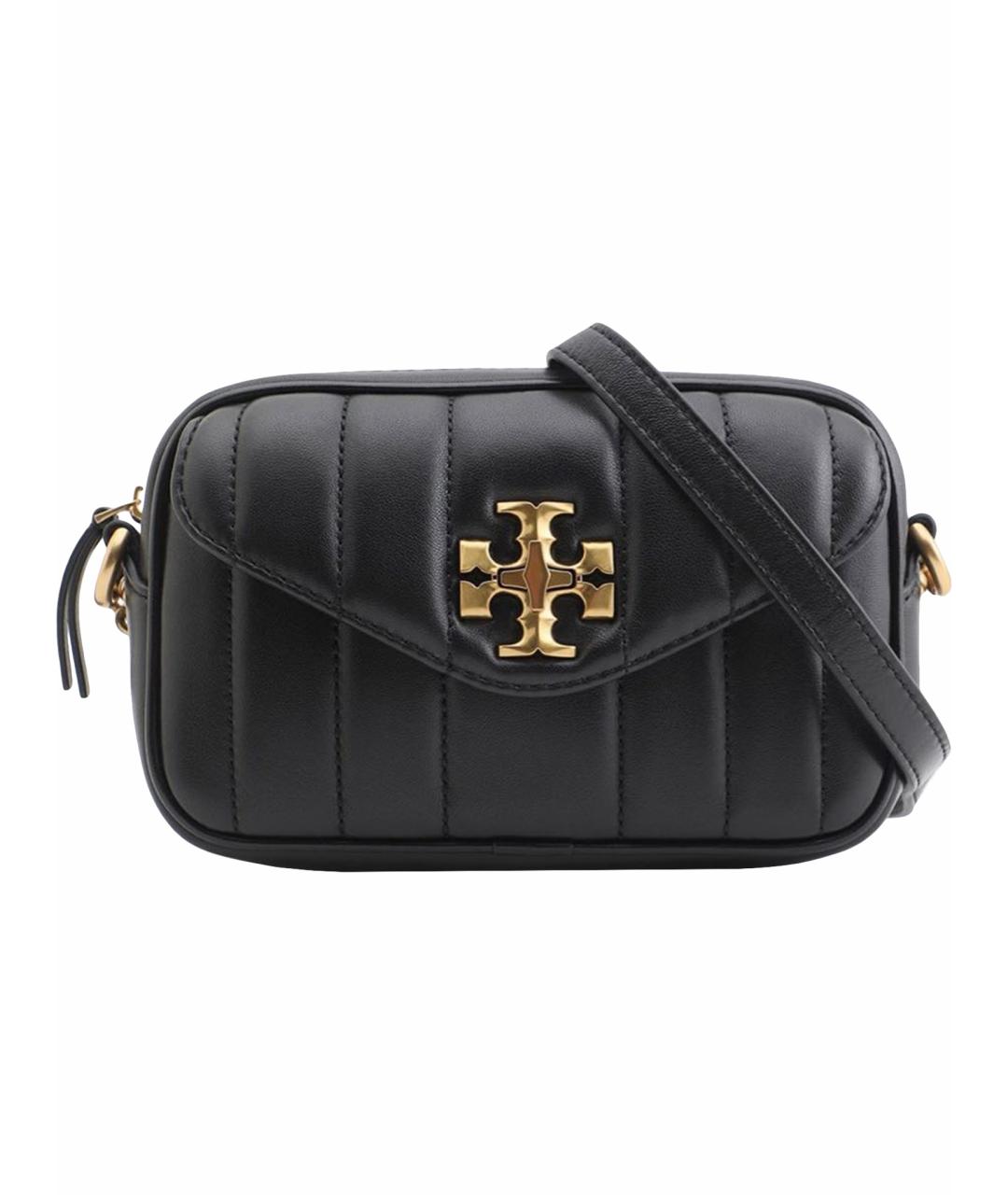 TORY BURCH Черная кожаная сумка через плечо, фото 1