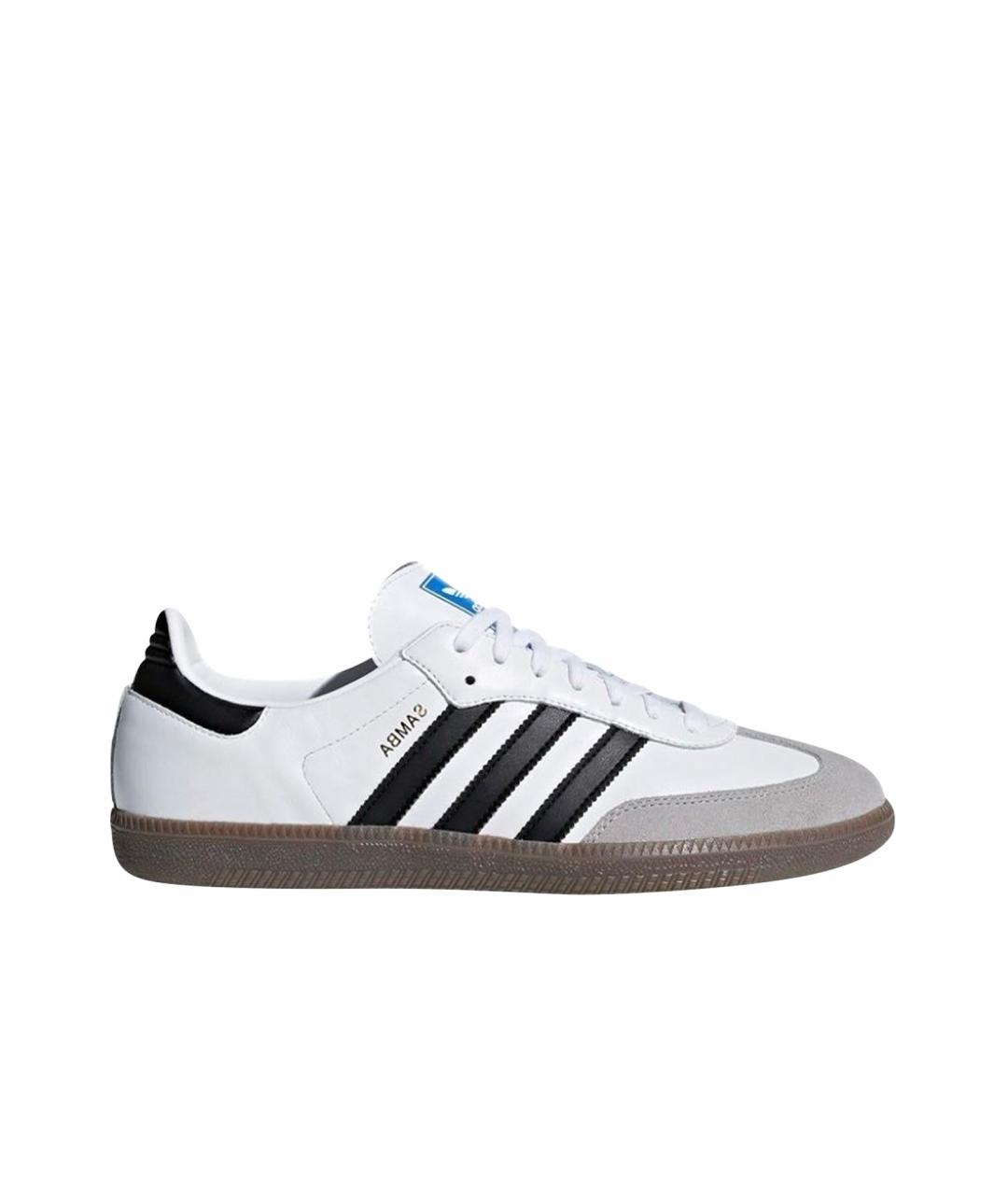 ADIDAS Белые замшевые кеды, фото 1