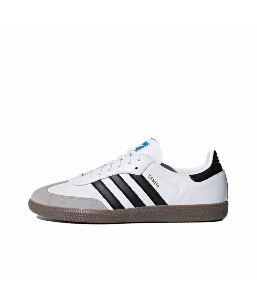 ADIDAS Белые замшевые кеды, фото 7