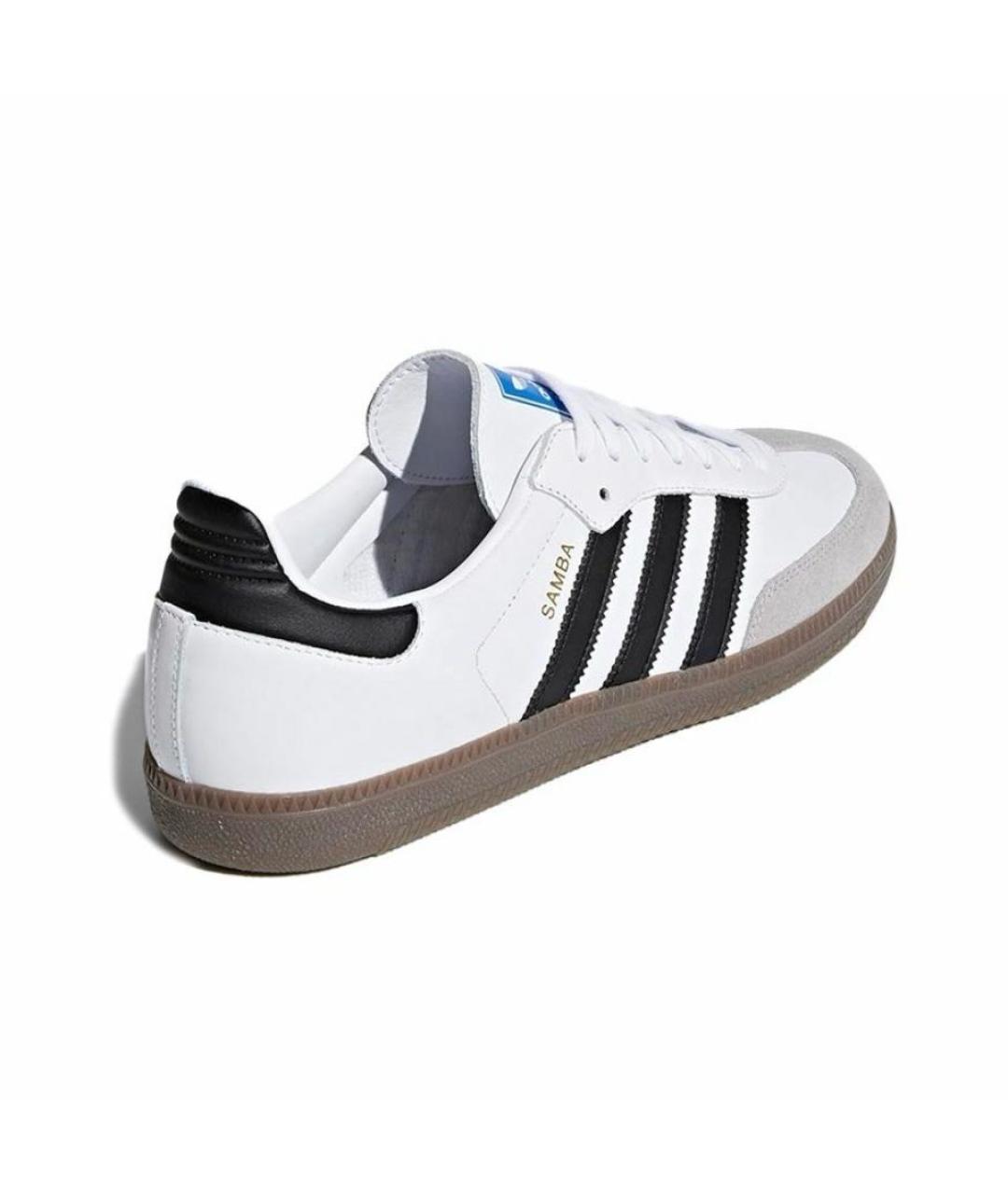 ADIDAS Белые замшевые кеды, фото 4
