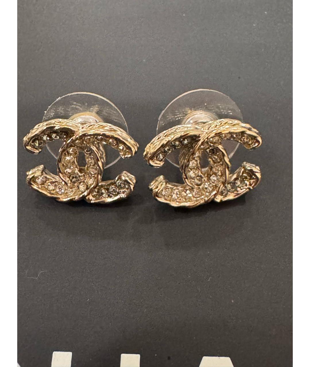 CHANEL Серебряные металлические серьги, фото 4