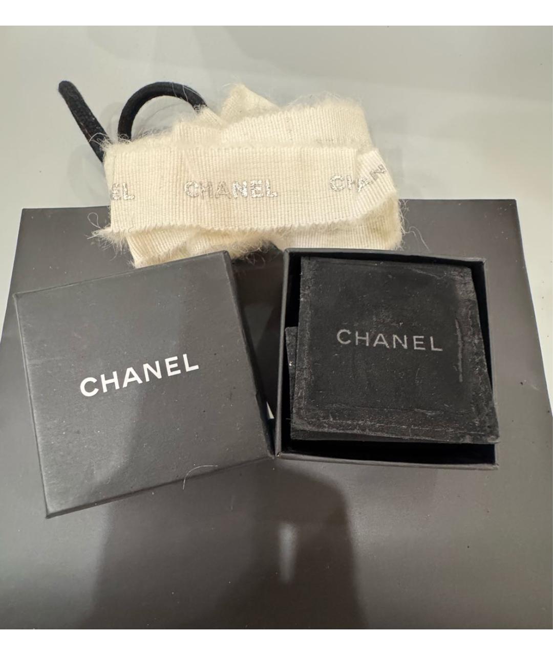CHANEL Серебряные металлические серьги, фото 6