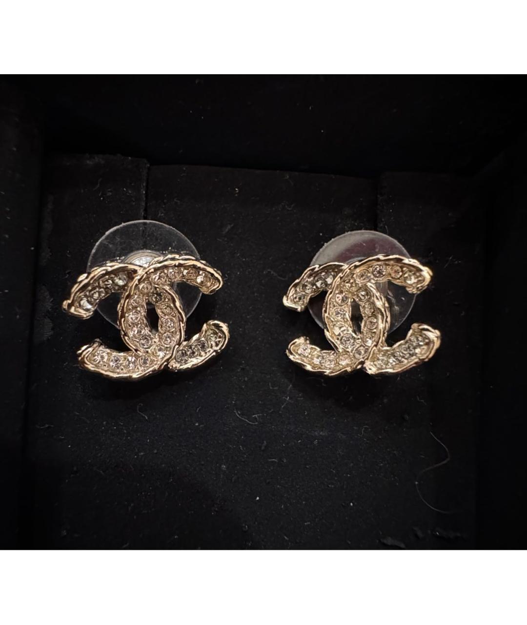 CHANEL Серебряные металлические серьги, фото 7