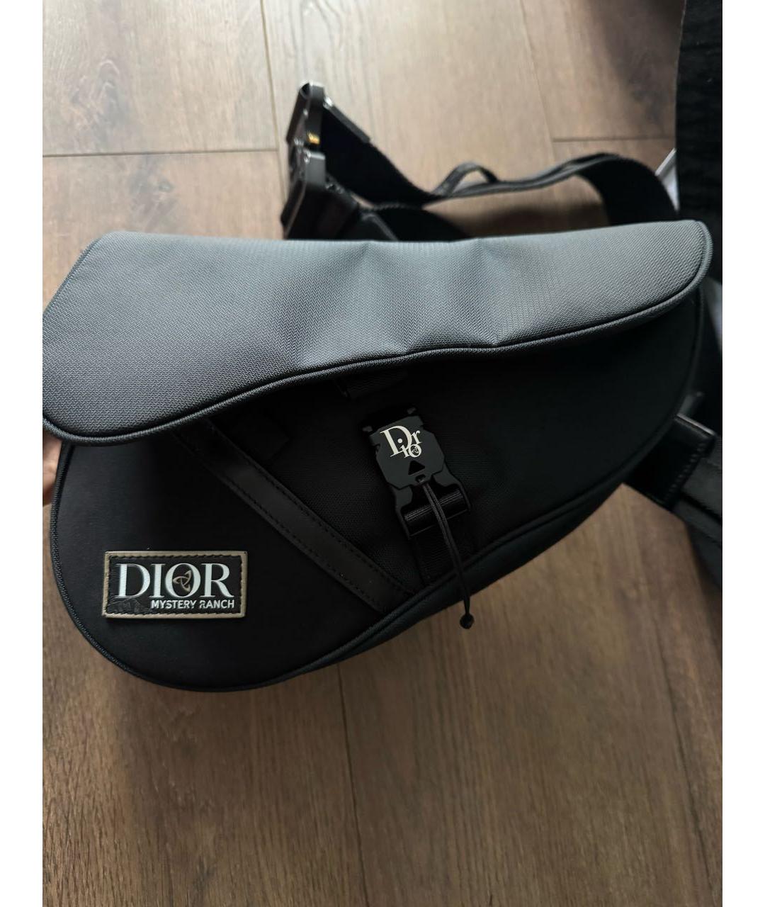 CHRISTIAN DIOR Черная сумка через плечо, фото 2