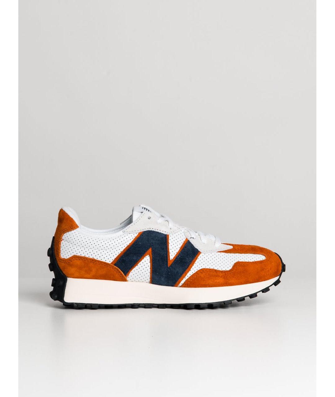 NEW BALANCE Оранжевое замшевые низкие кроссовки / кеды, фото 7