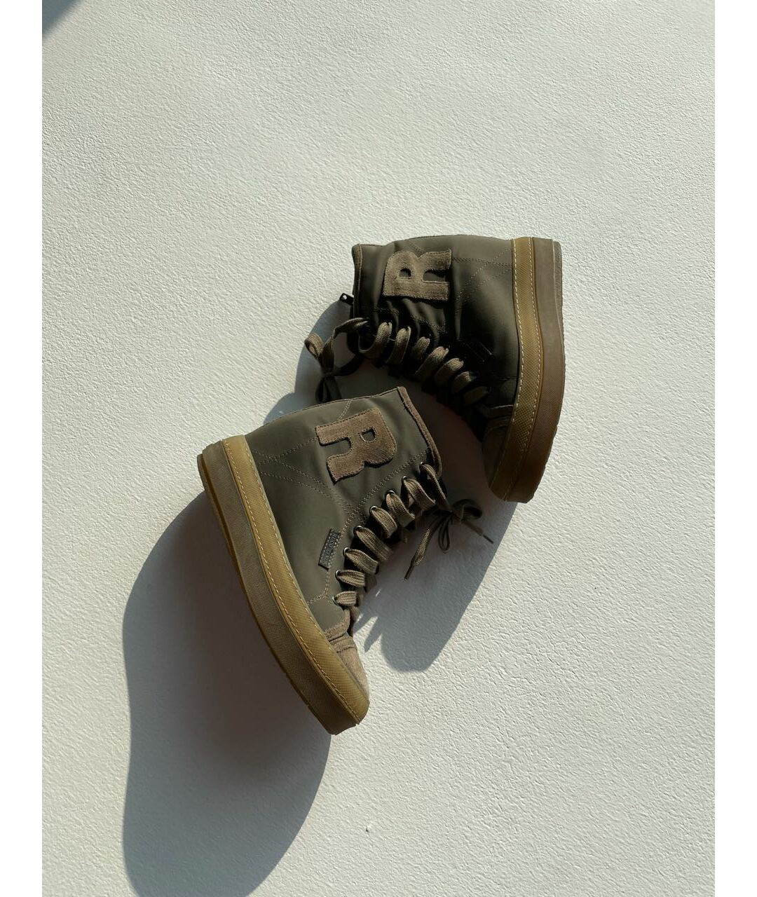 RUCOLINE Хаки текстильные ботинки, фото 4