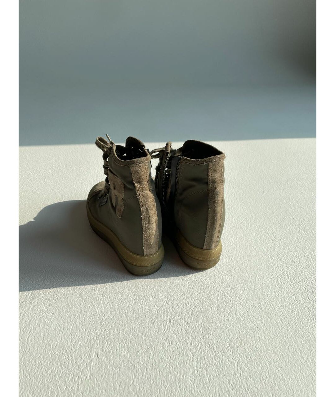 RUCOLINE Хаки текстильные ботинки, фото 3