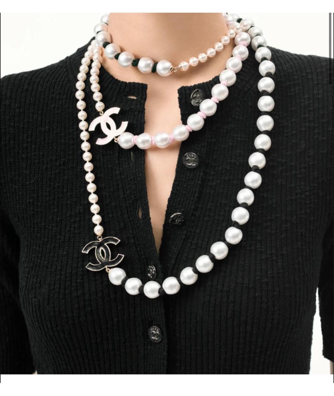 CHANEL Черная хлопковая футболка, фото 6