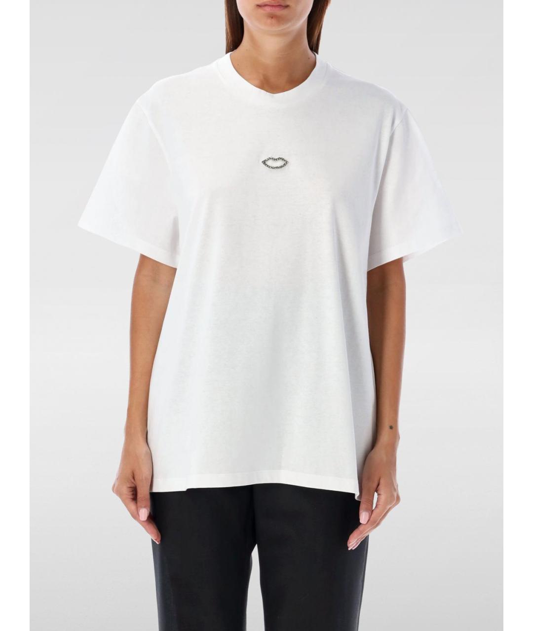 STELLA MCCARTNEY Белая футболка, фото 4