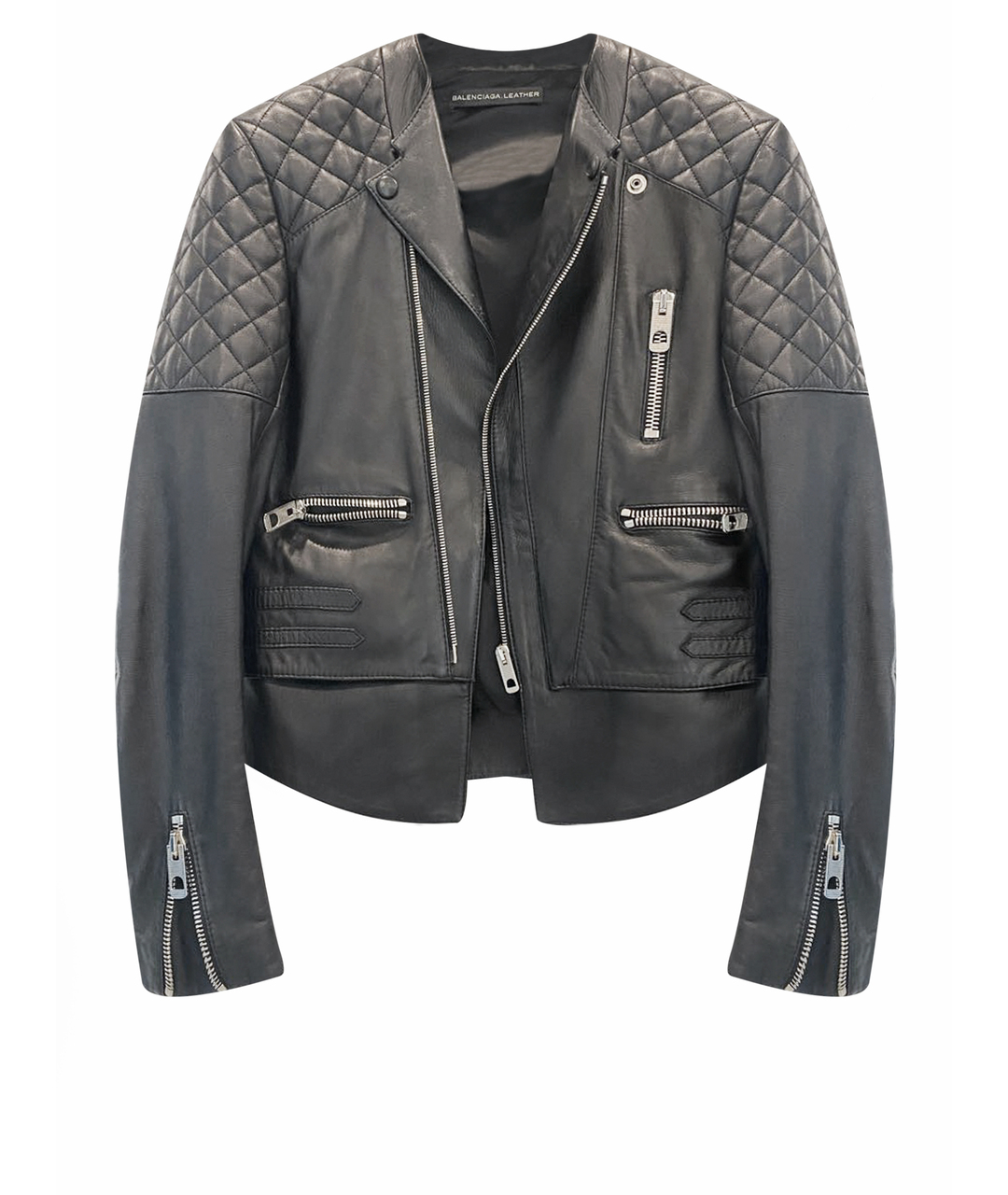 Balenciaga quilted motorcycle store jacket