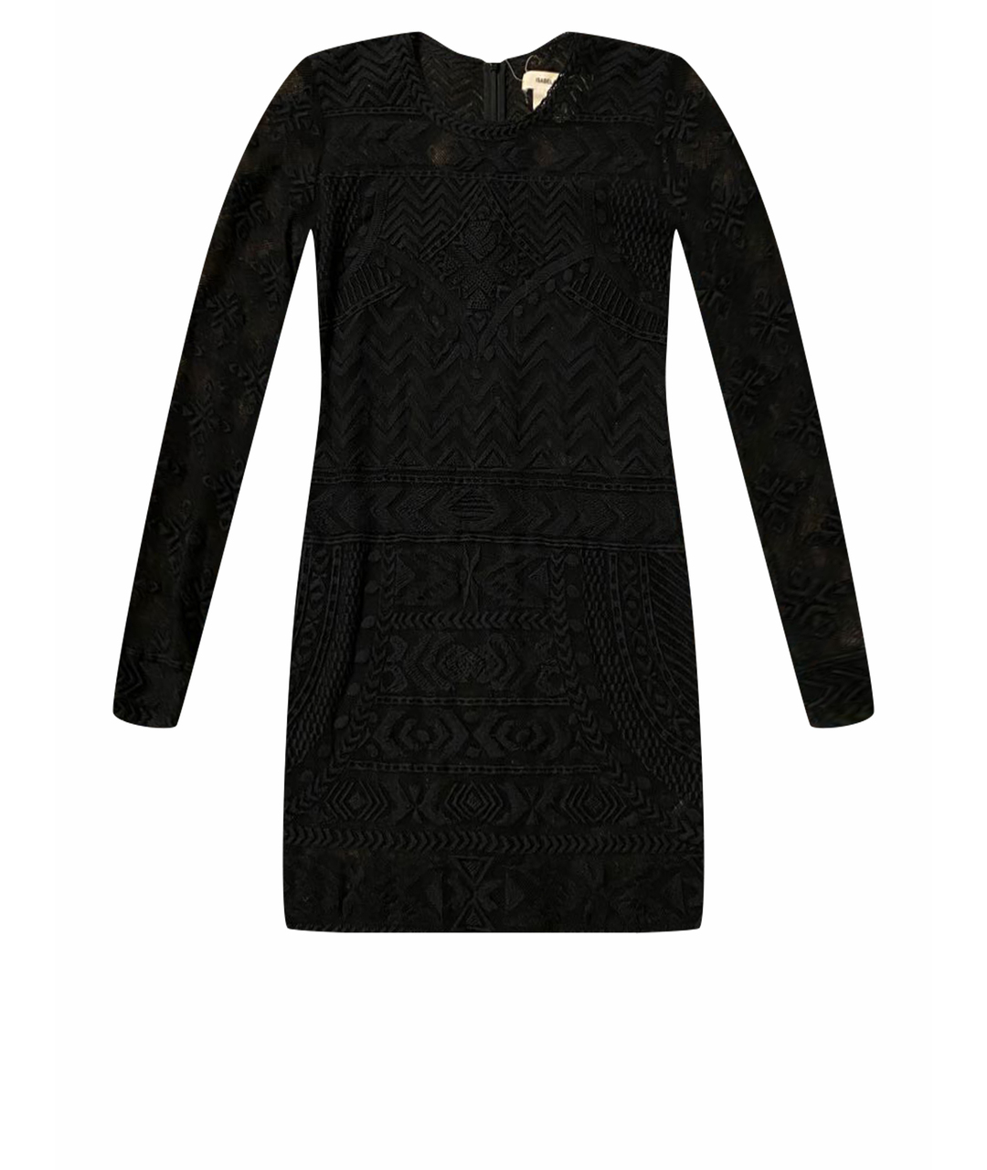 ISABEL MARANT Черное кружевное повседневное платье, фото 1