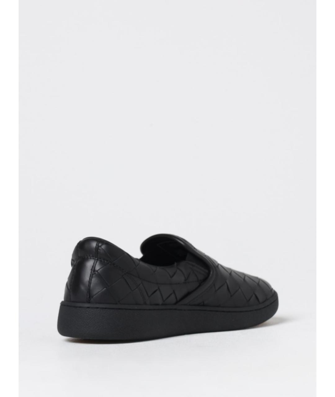 BOTTEGA VENETA Черные кожаные слипоны, фото 3