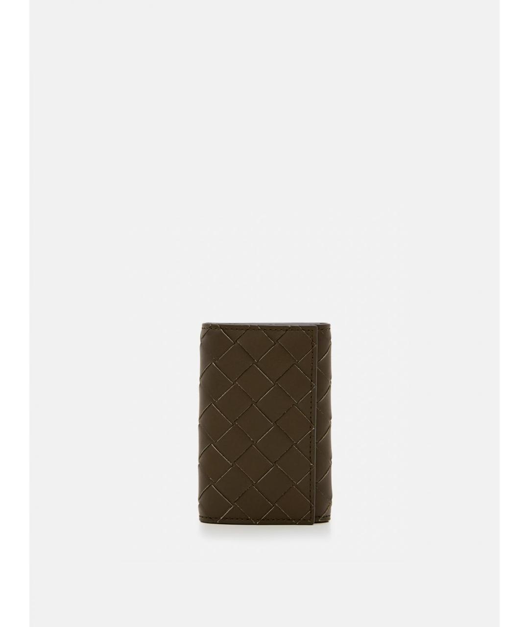 BOTTEGA VENETA Коричневая ключница, фото 4