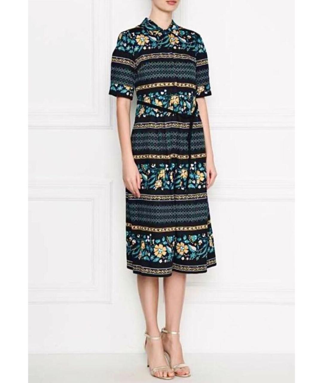 MAX MARA STUDIO Мульти хлопковое повседневное платье, фото 2