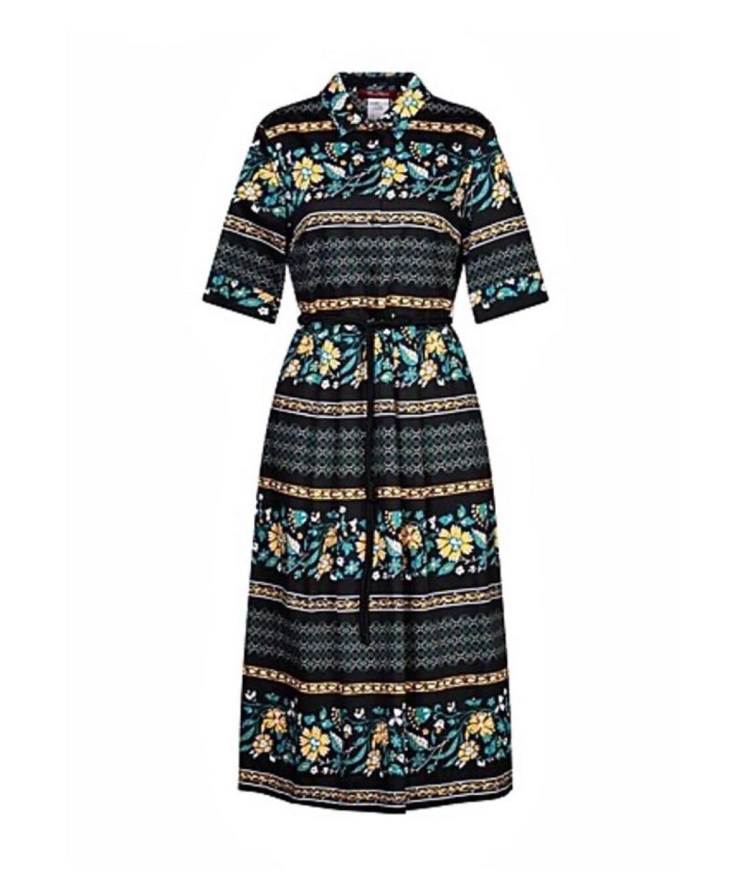 MAX MARA STUDIO Мульти хлопковое повседневное платье, фото 1