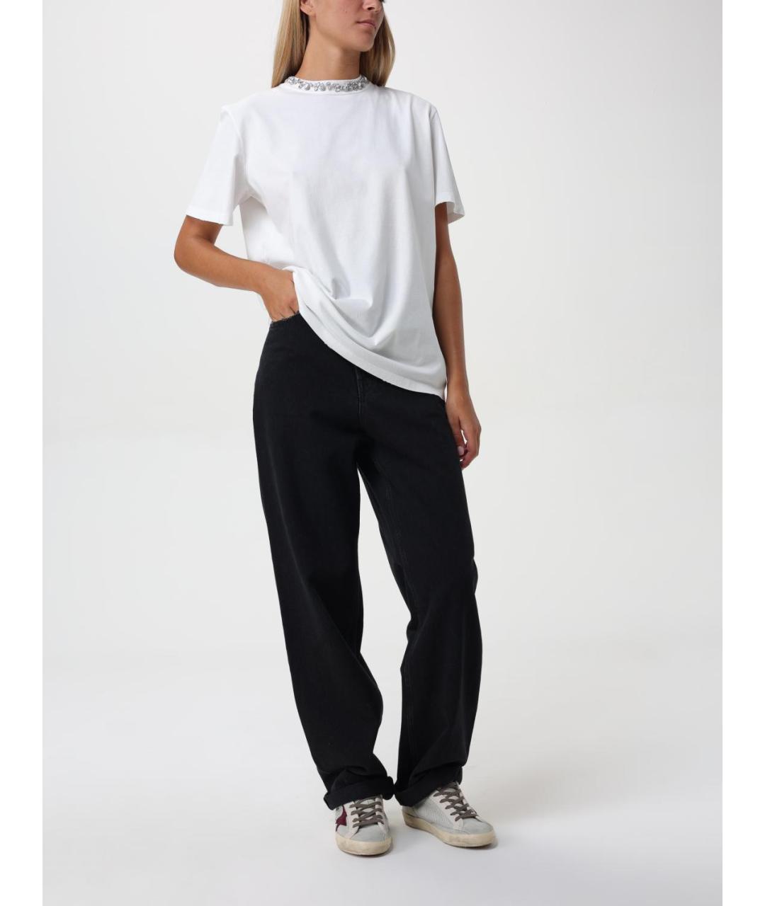GOLDEN GOOSE DELUXE BRAND Черные прямые джинсы, фото 3