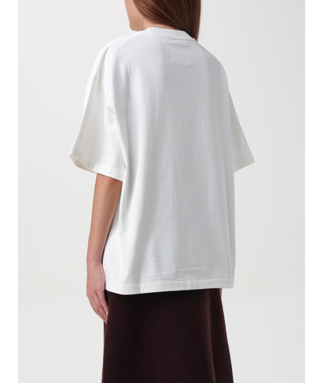 JIL SANDER Белая футболка, фото 2