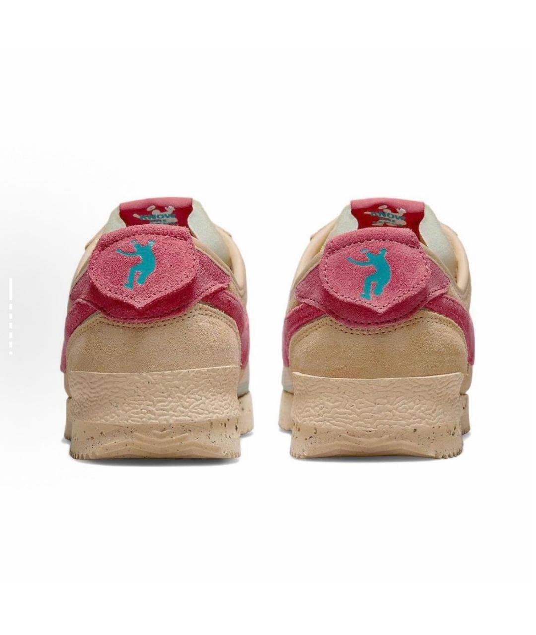 NIKE Коричневые замшевые низкие кроссовки / кеды, фото 5