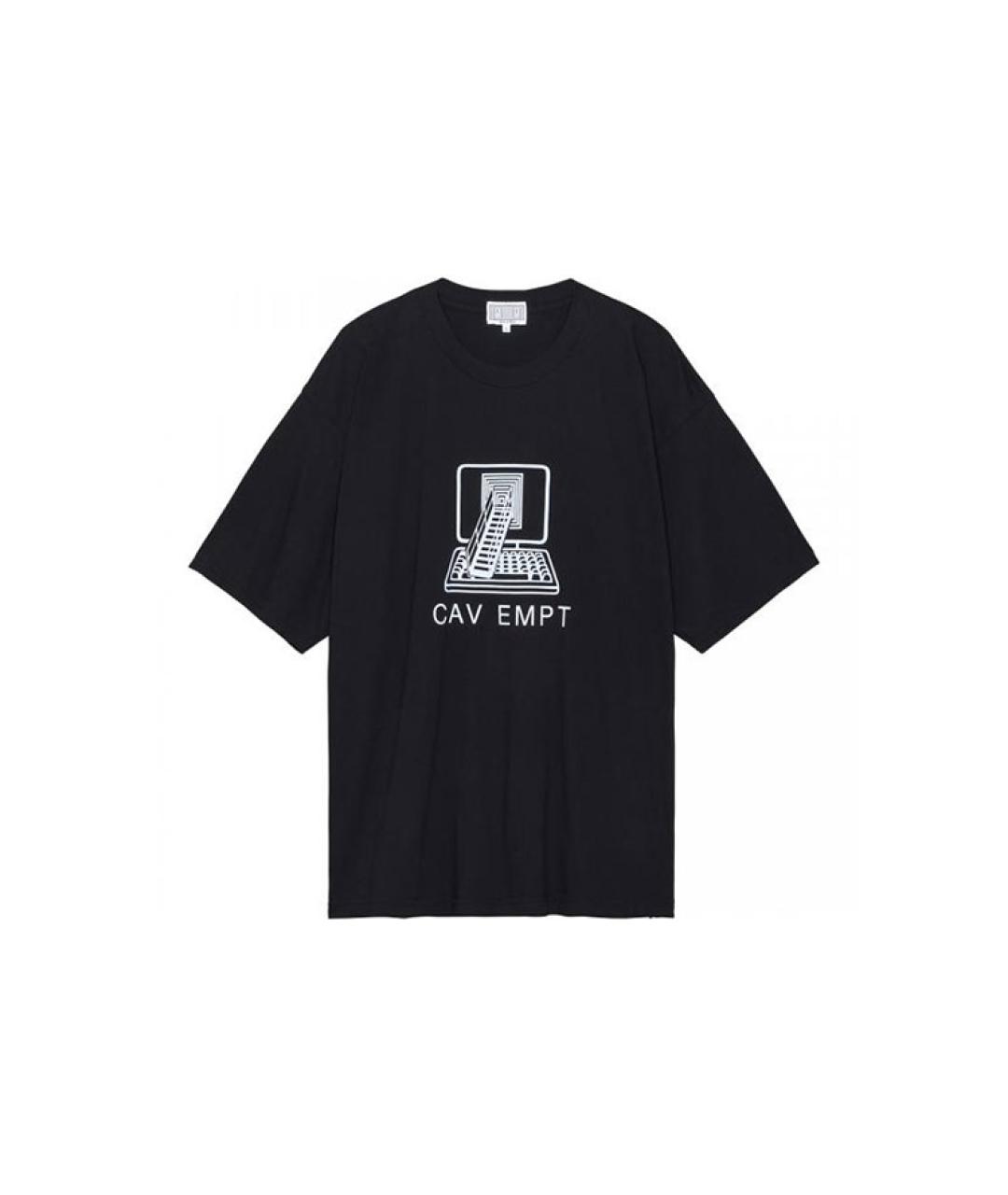CAV EMPT Черная хлопковая футболка, фото 1