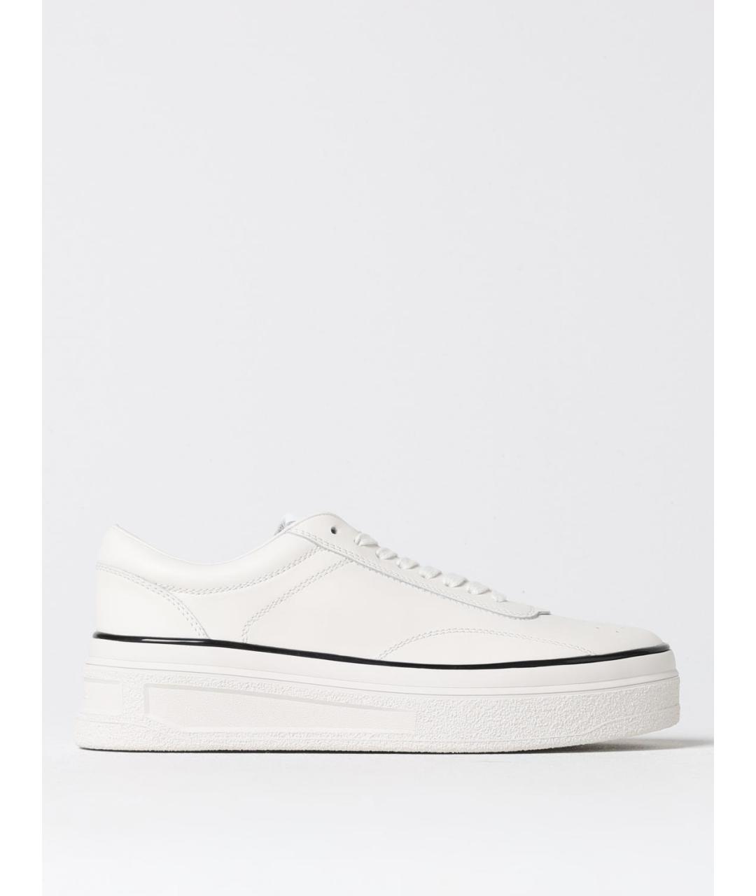 JIL SANDER Белые низкие кроссовки / кеды, фото 5