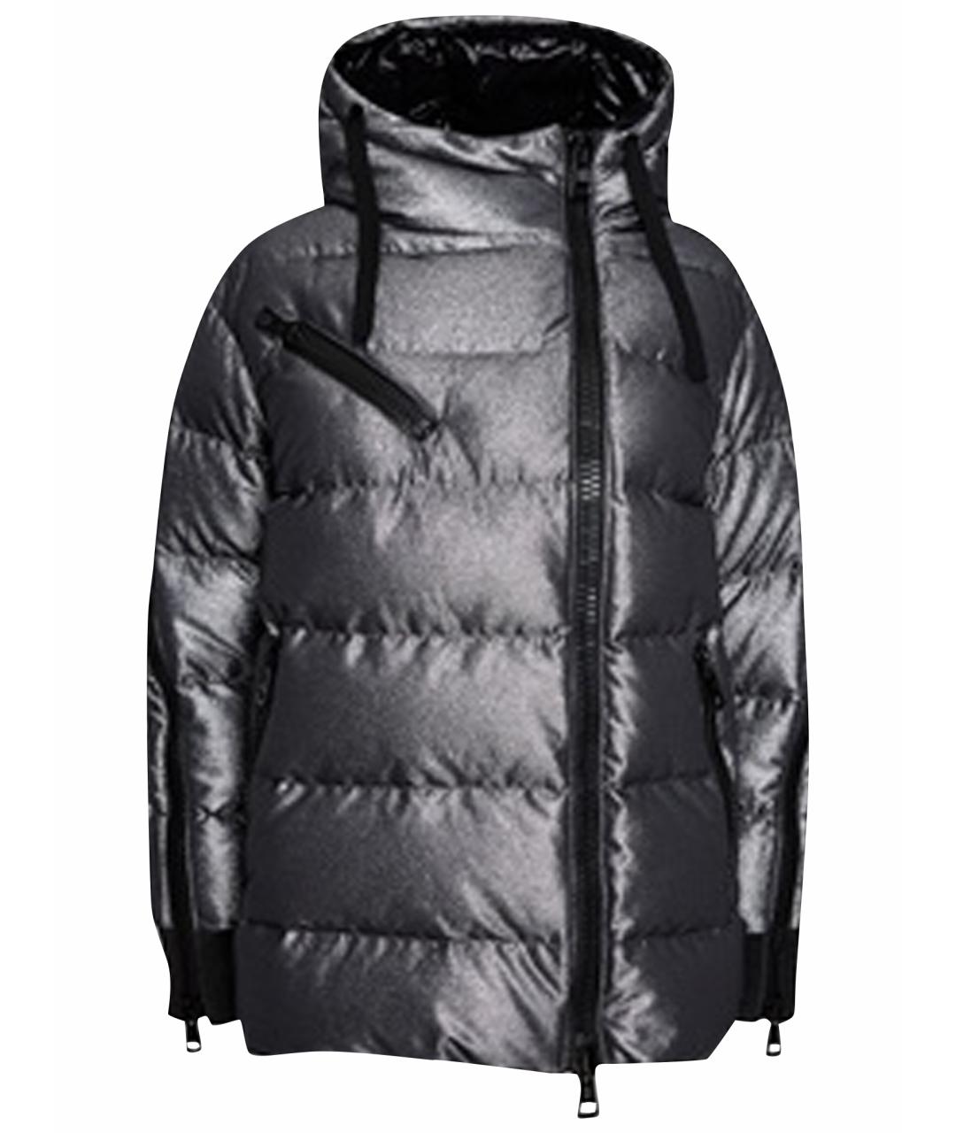 MONCLER Серебрянный пуховик, фото 1