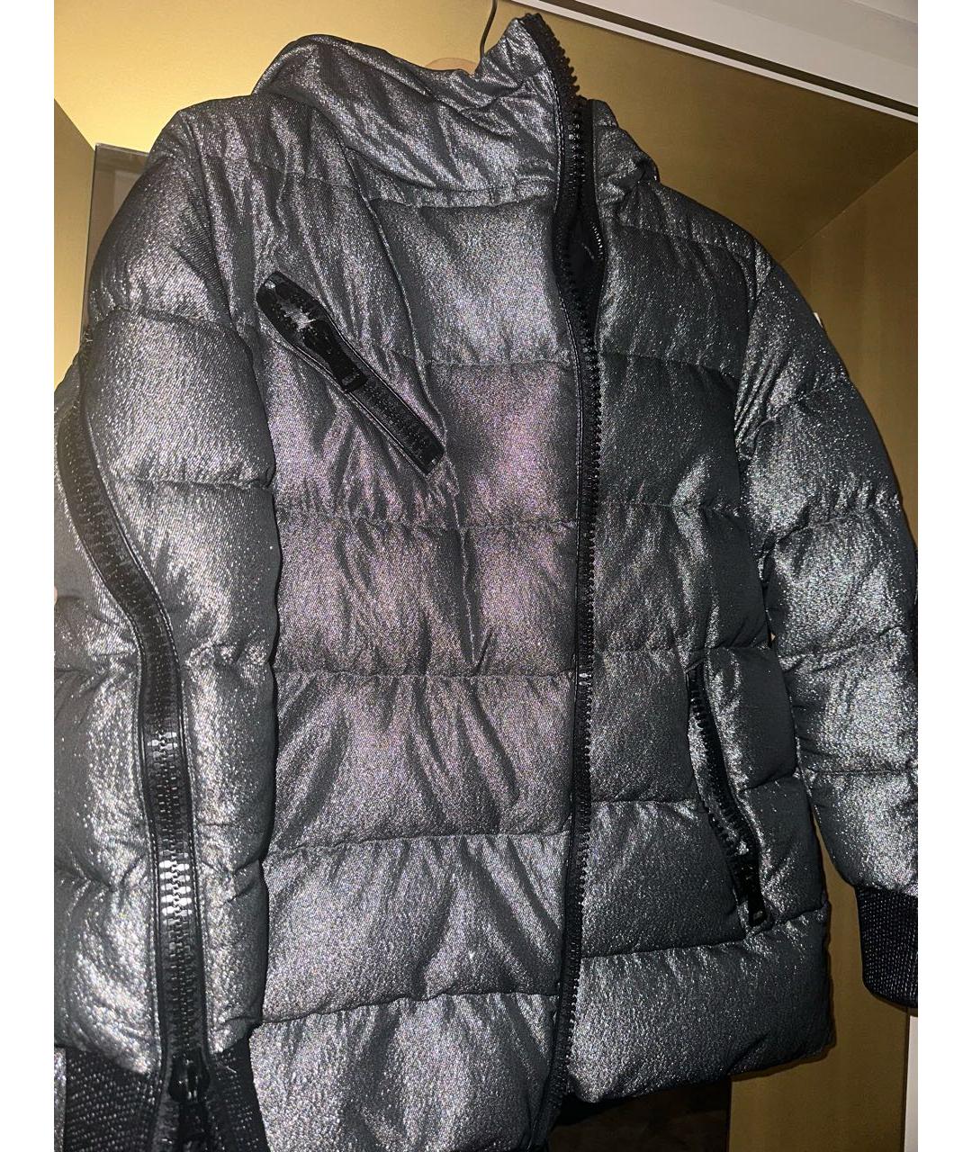 MONCLER Серебрянный пуховик, фото 2