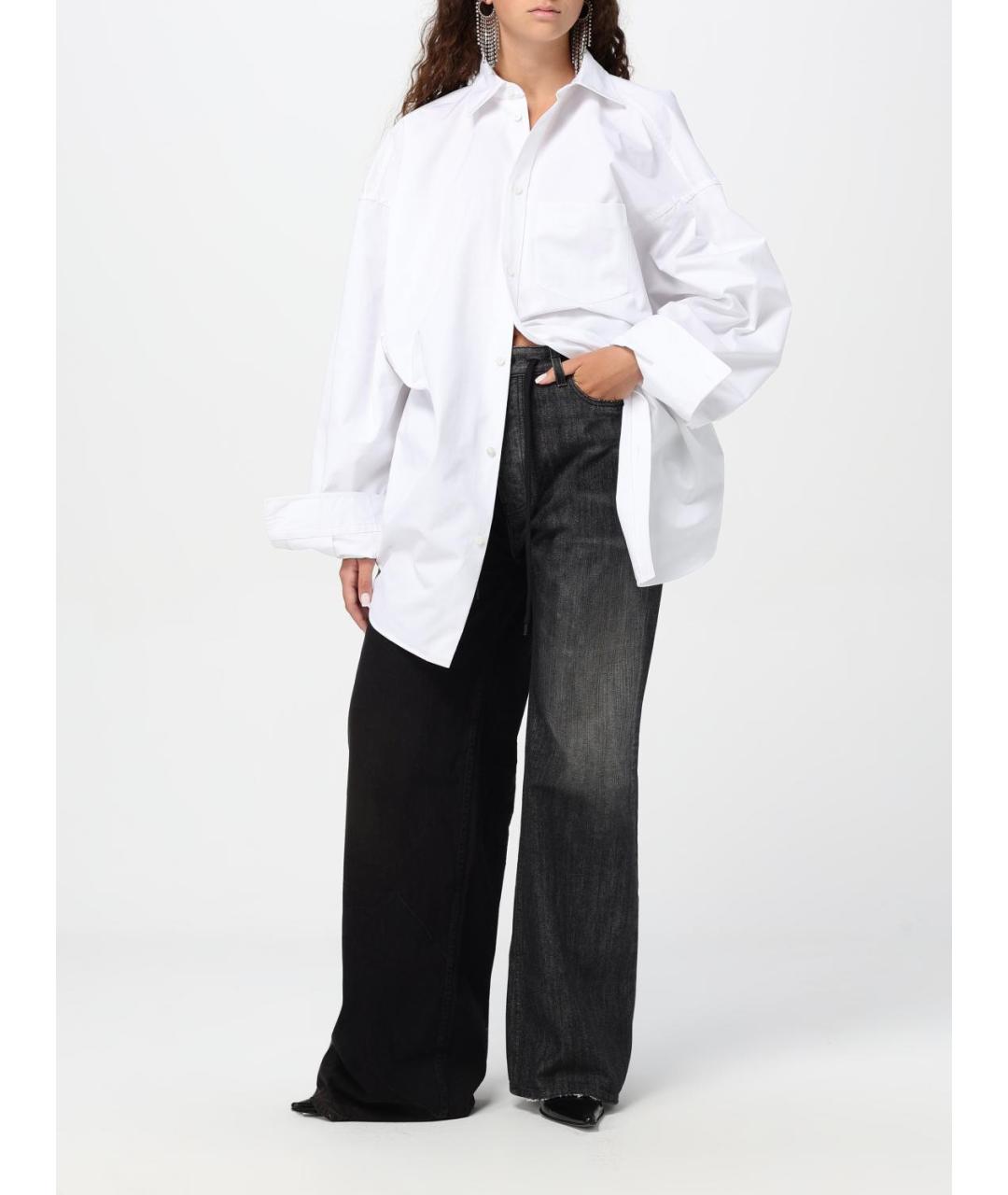 BALENCIAGA Черные прямые джинсы, фото 3
