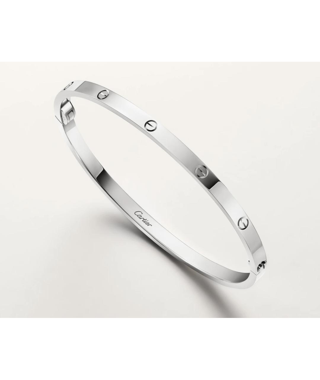 CARTIER Браслет из белого золота, фото 7