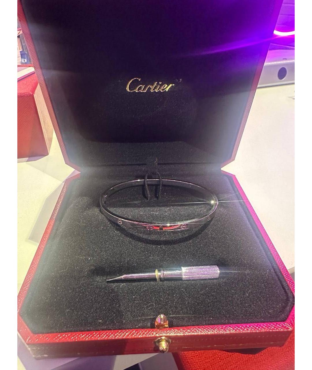 CARTIER Браслет из белого золота, фото 3