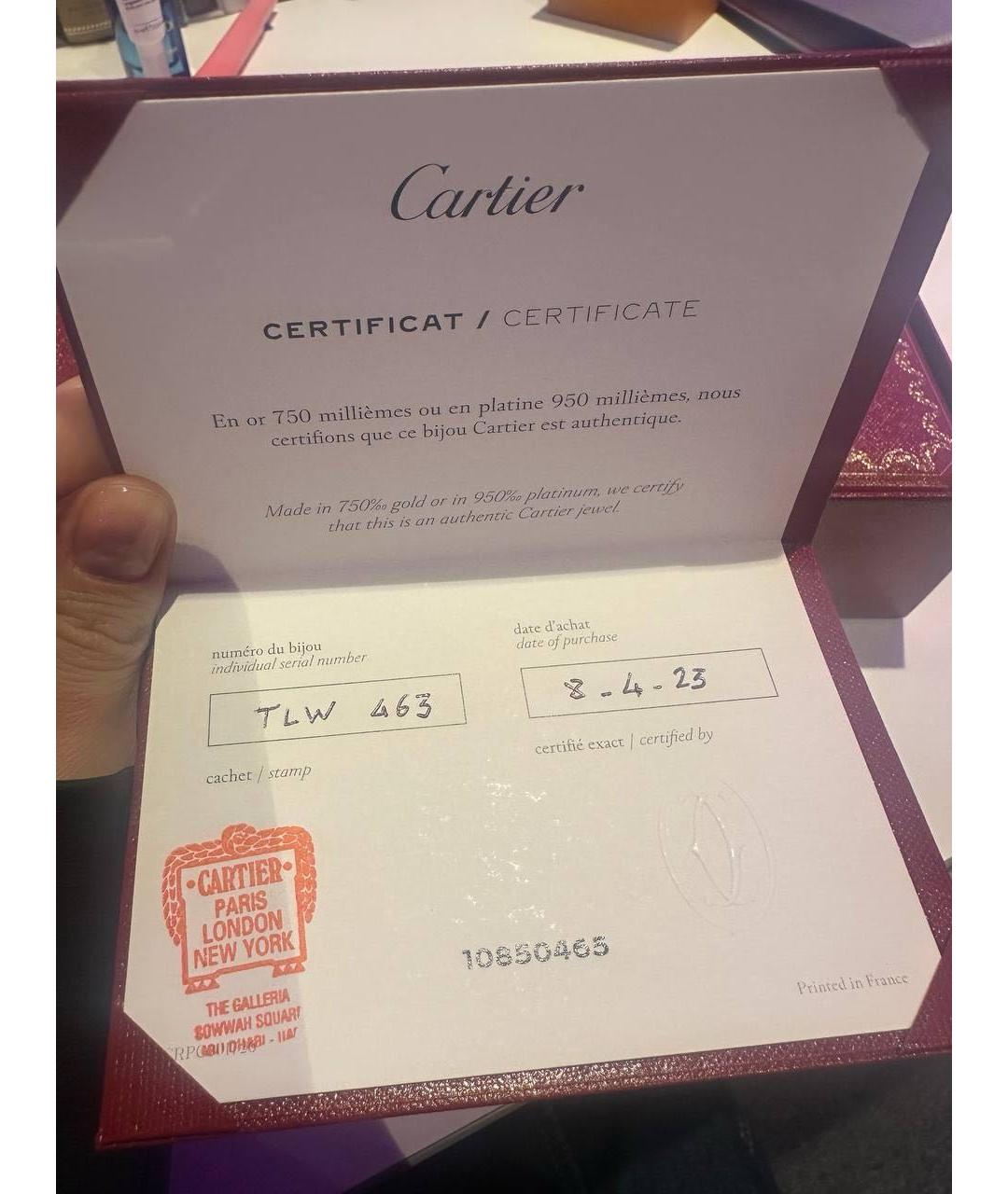 CARTIER Браслет из белого золота, фото 4
