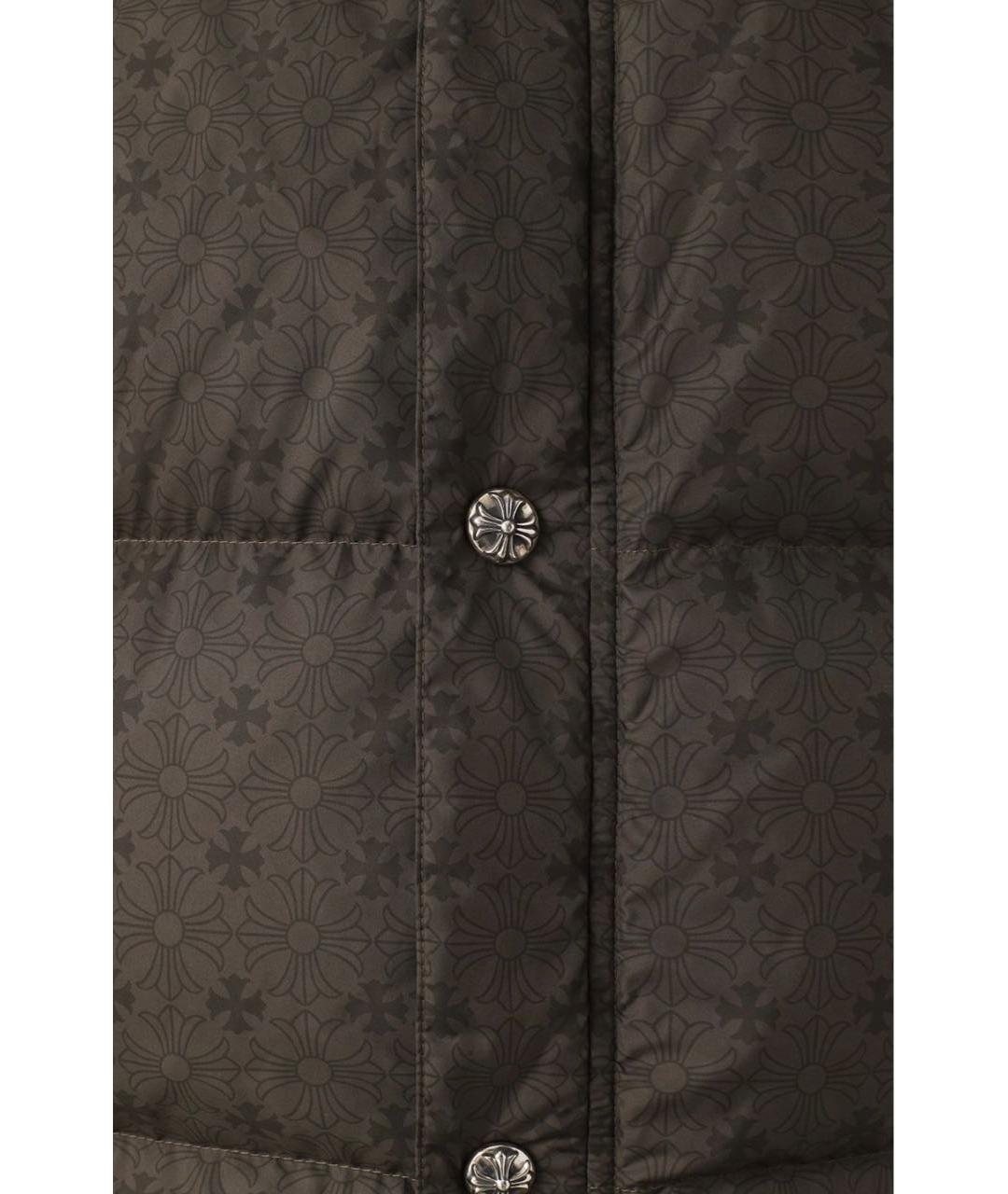 CHROME HEARTS Хаки полиэстеровый жилет, фото 3