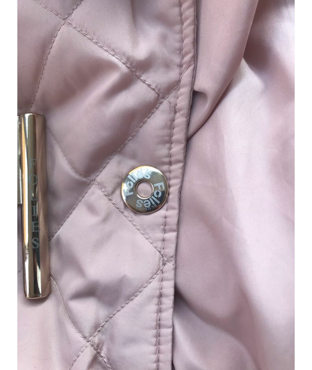 BLUGIRL Розовый полиэстеровый пуховик, фото 3