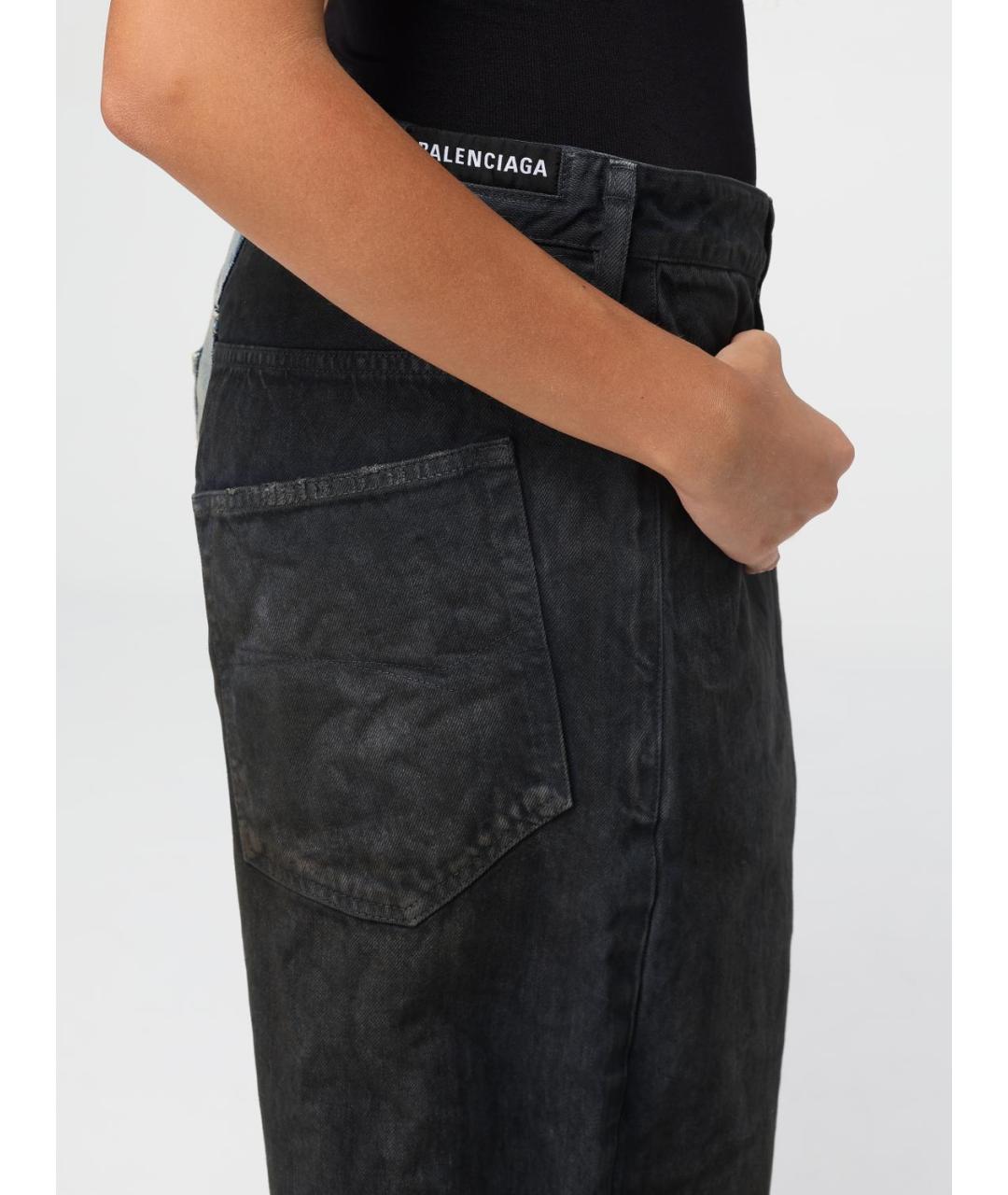 BALENCIAGA Мульти прямые джинсы, фото 6