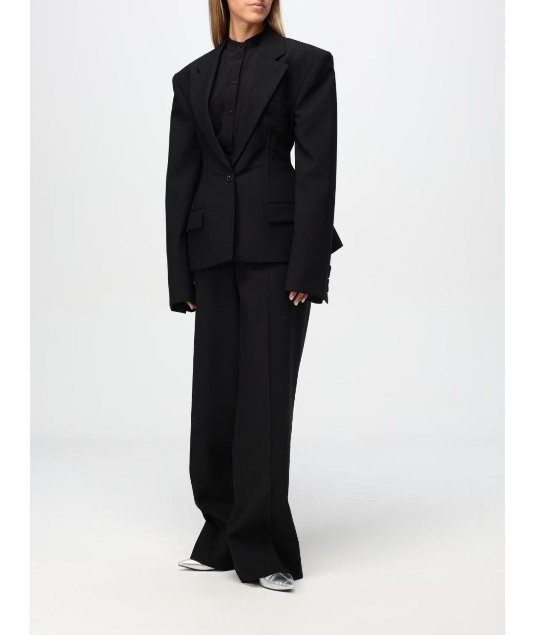 STELLA MCCARTNEY Черные брюки широкие, фото 2
