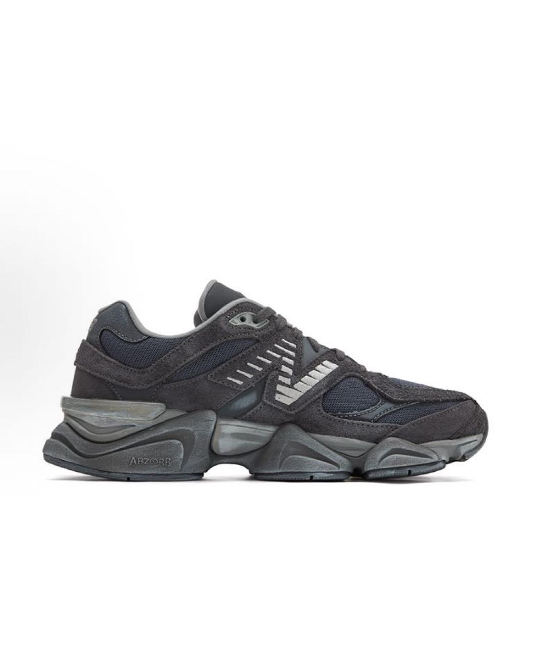 NEW BALANCE Черные замшевые низкие кроссовки / кеды, фото 8