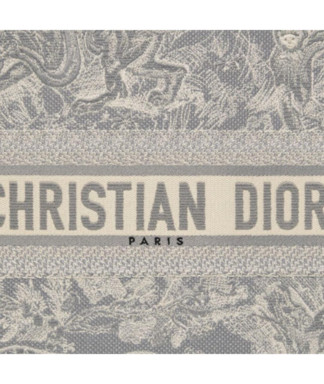 CHRISTIAN DIOR Серая сумка тоут, фото 6