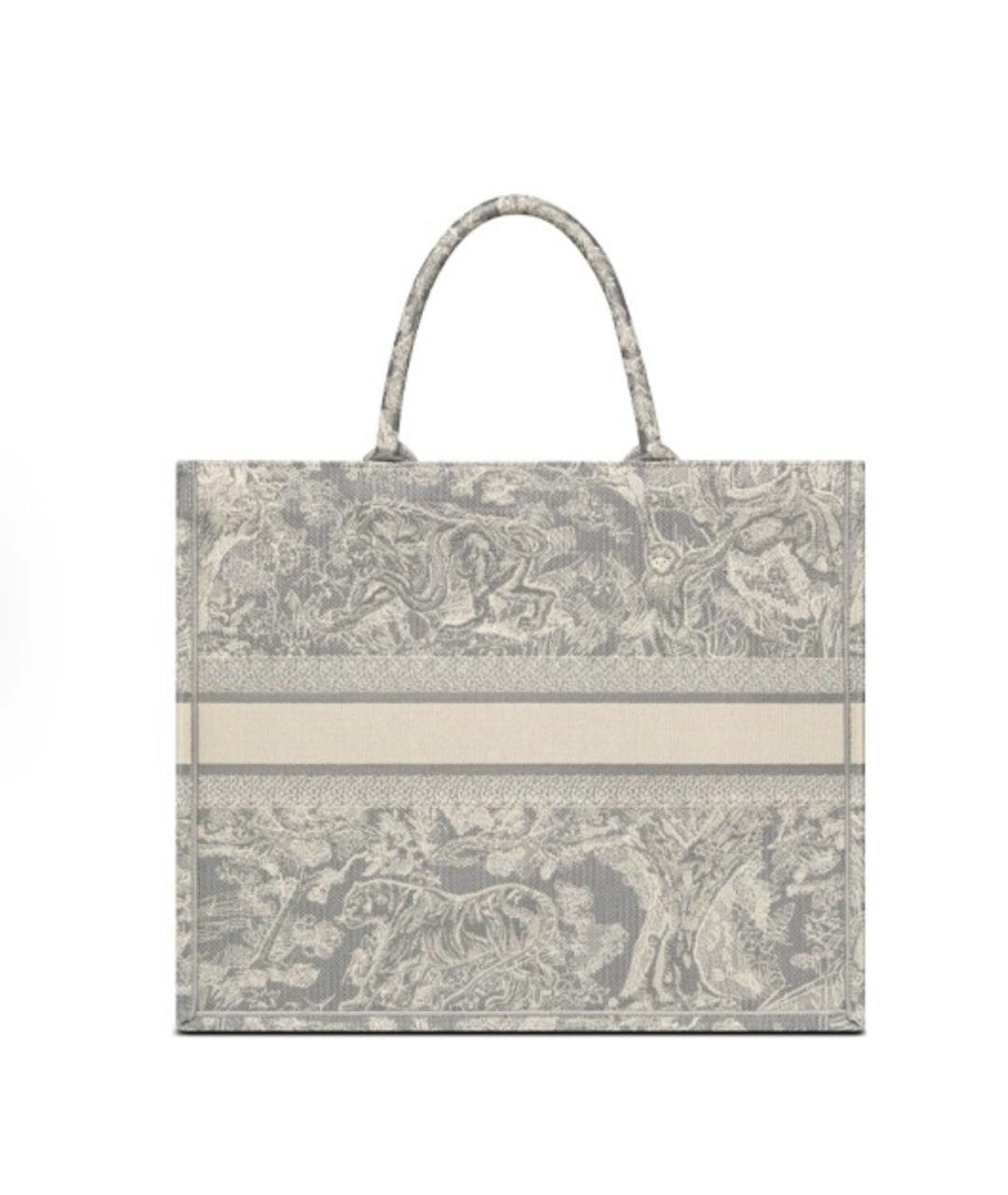 CHRISTIAN DIOR Серая сумка тоут, фото 4