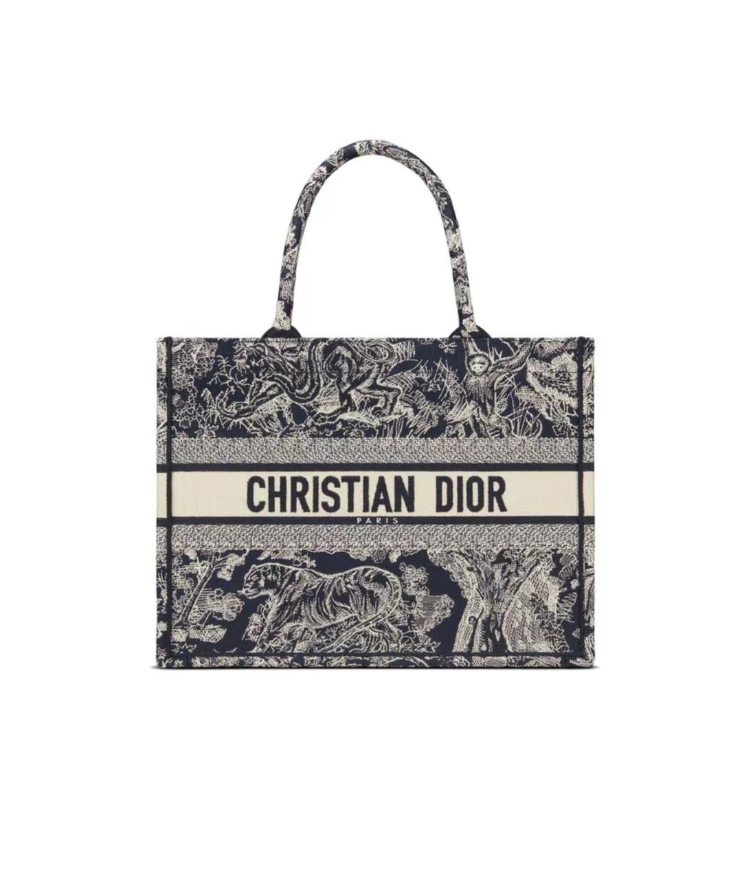 CHRISTIAN DIOR Черная сумка тоут, фото 1