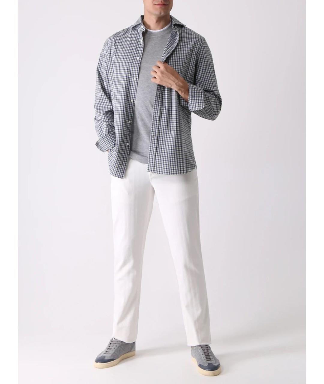 BRUNELLO CUCINELLI Серая футболка, фото 6