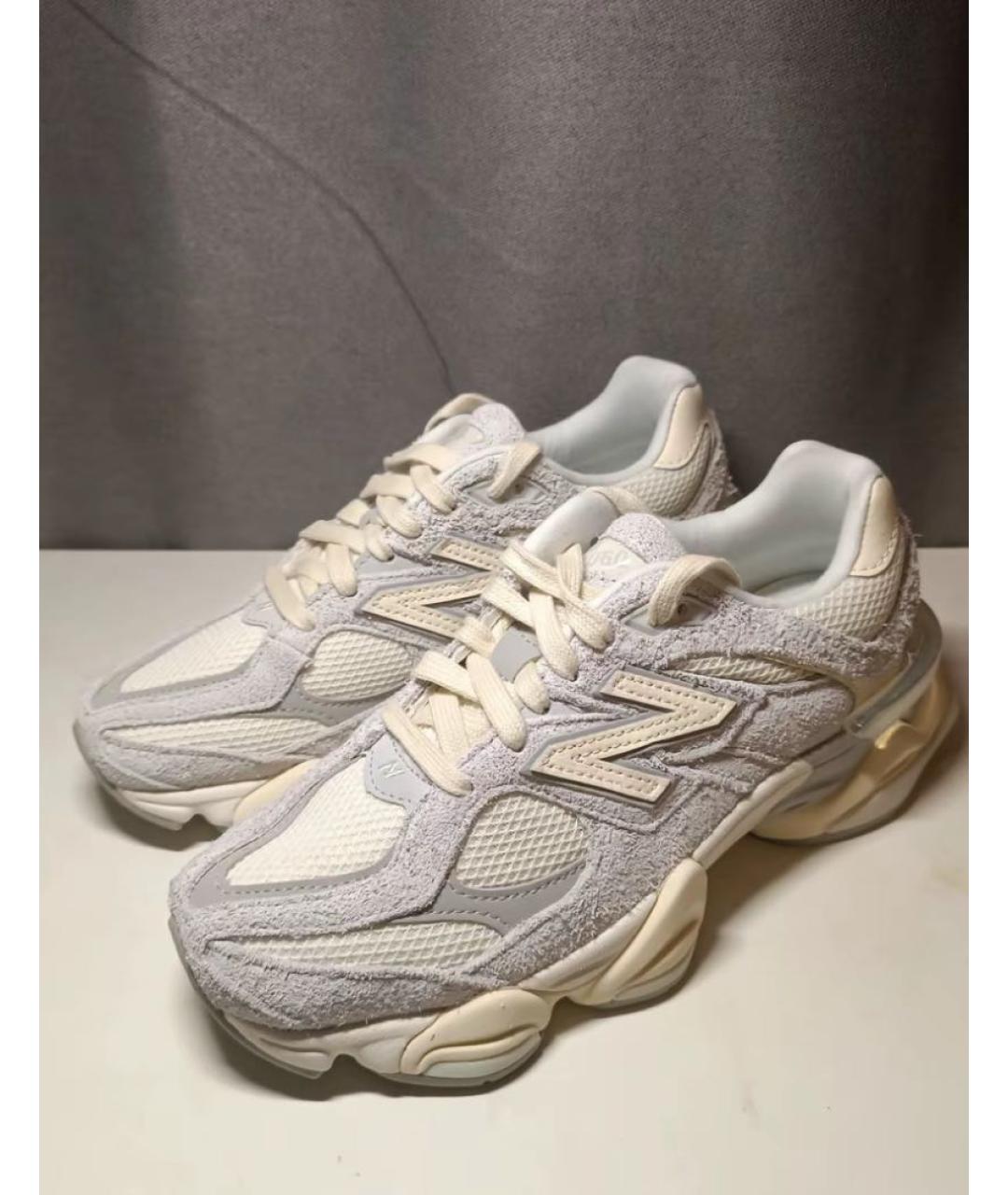 NEW BALANCE Серые замшевые кроссовки, фото 5