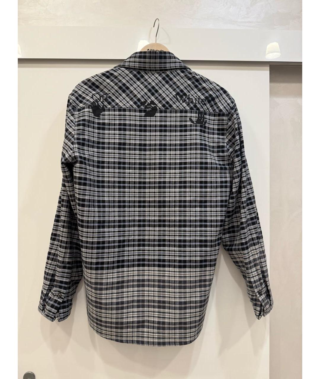 OFF-WHITE Черная хлопковая кэжуал рубашка, фото 2