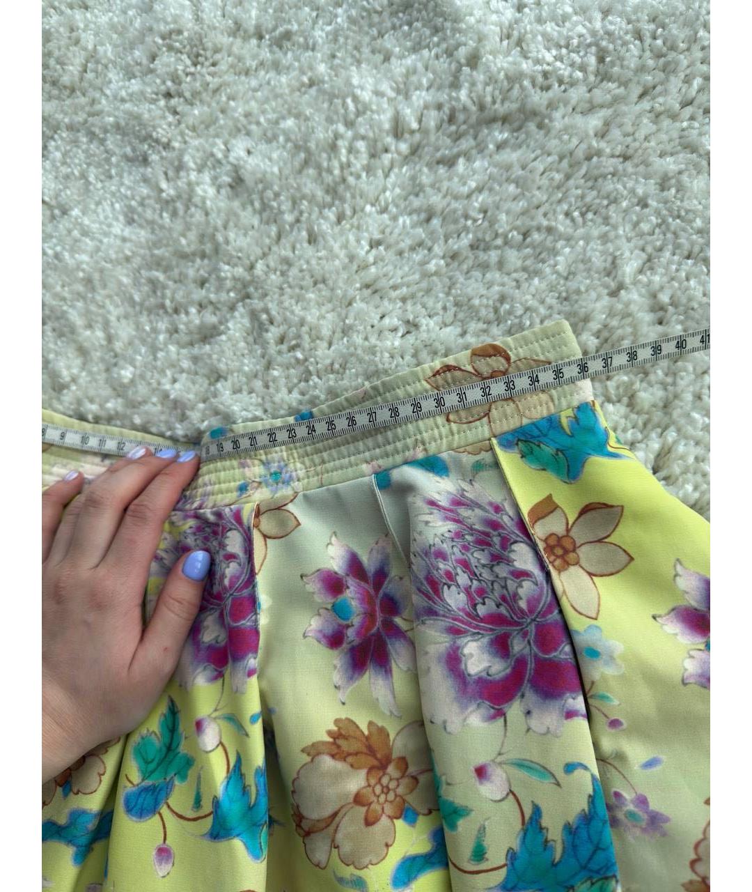 ETRO Мульти хлопковая юбка мини, фото 6