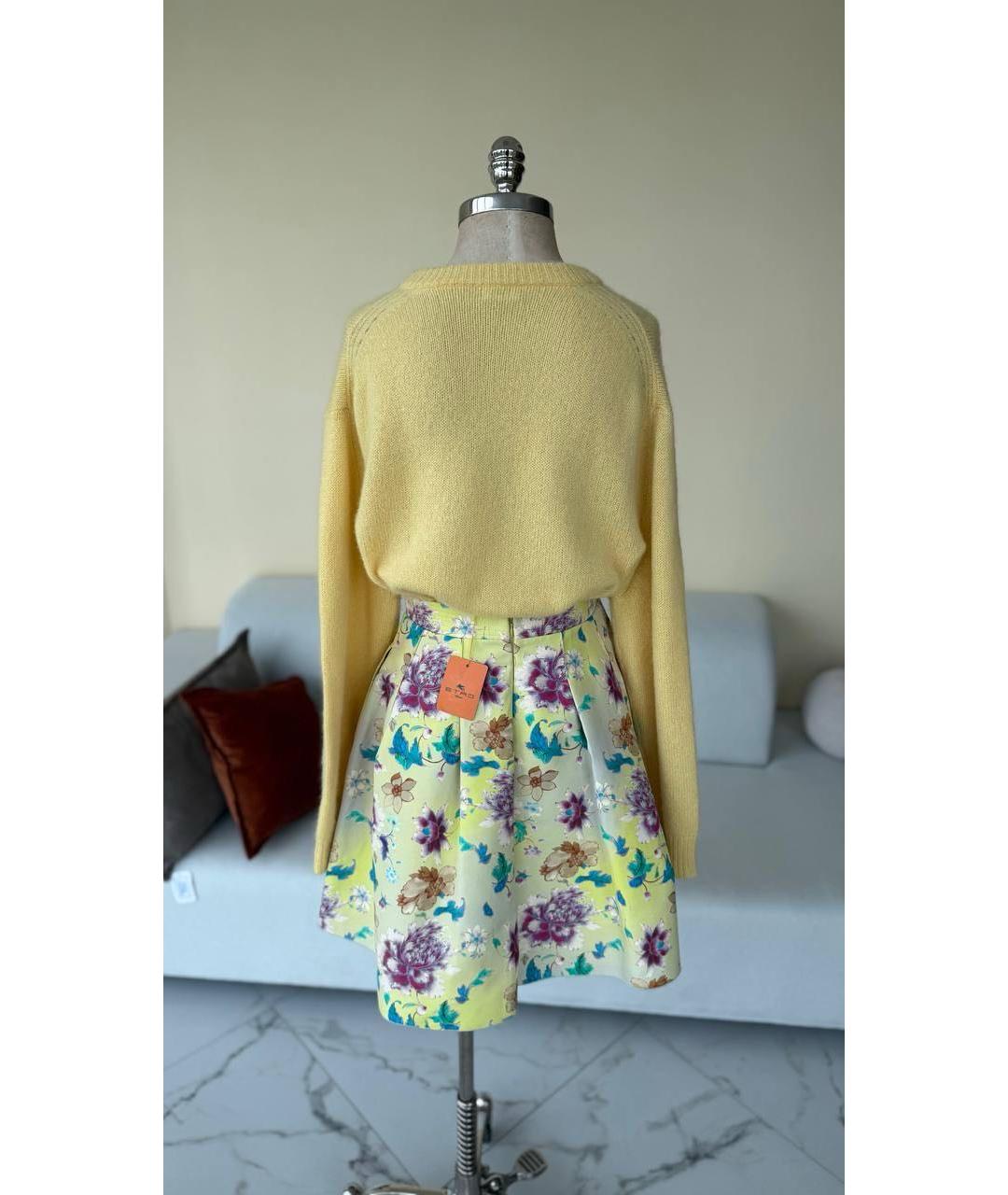 ETRO Мульти хлопковая юбка мини, фото 2