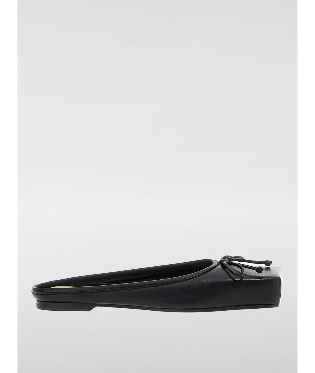 JACQUEMUS Черные кожаные мюли, фото 5