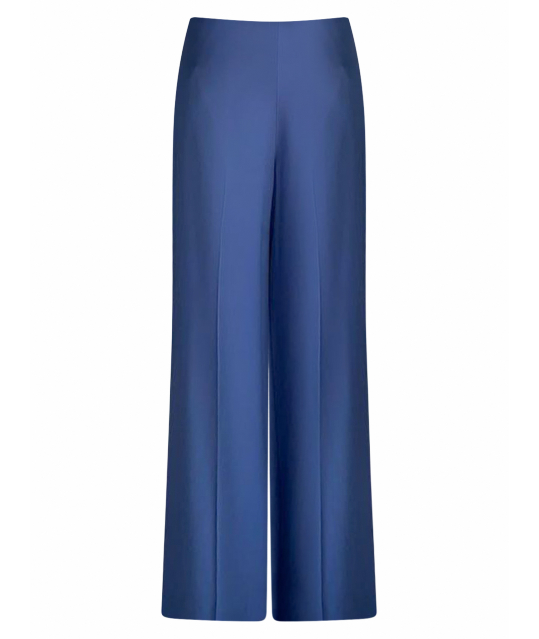 JO NO FUI Синие вискозные брюки широкие, фото 1