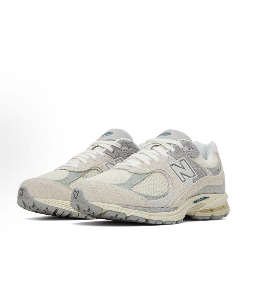 NEW BALANCE Бежевые замшевые кроссовки, фото 2