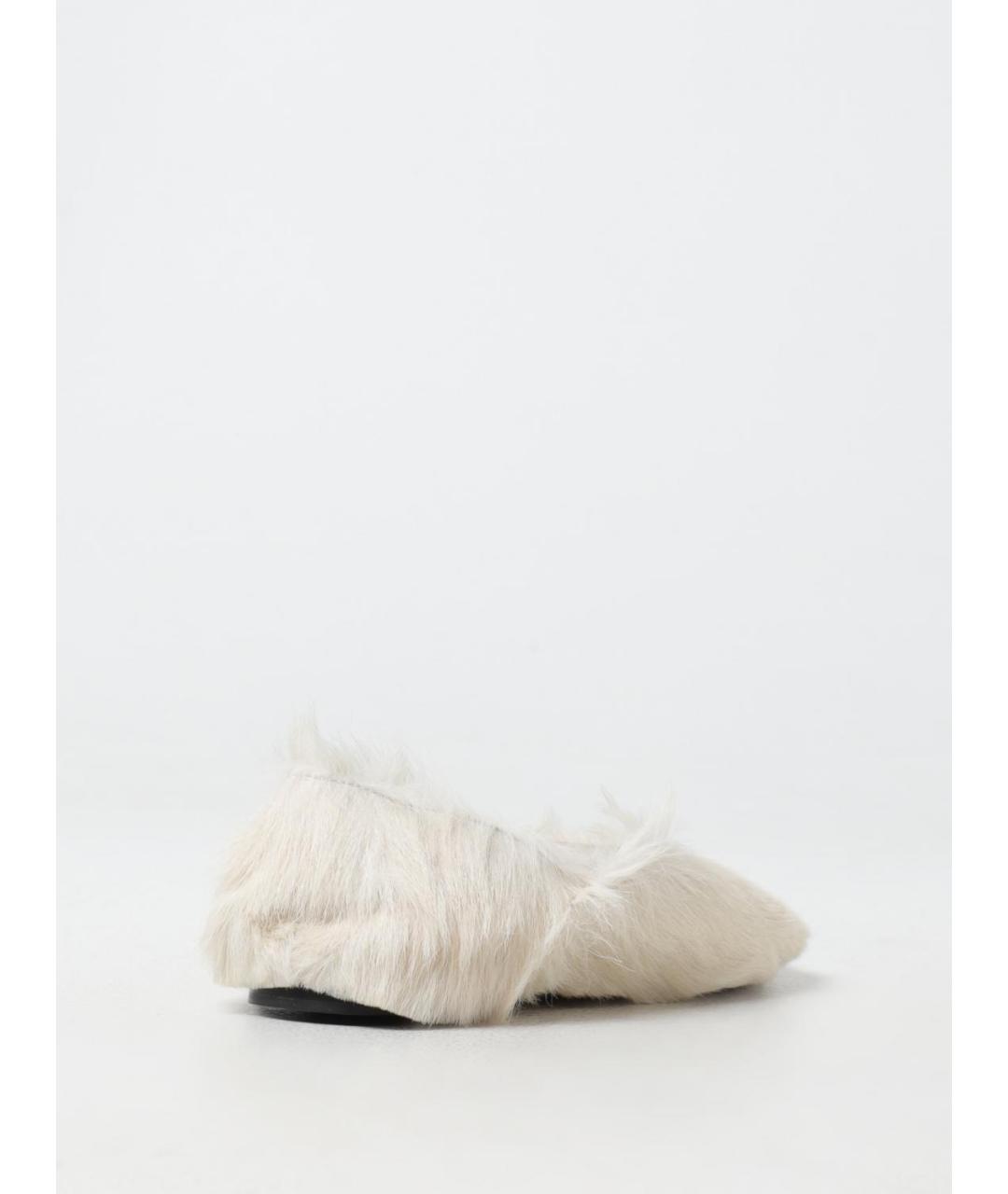 JIL SANDER Белые балетки, фото 3