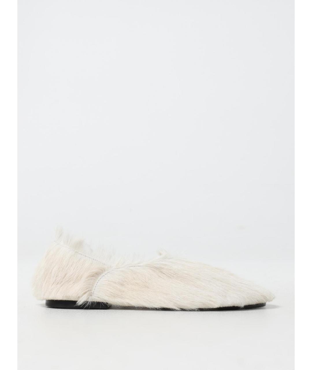 JIL SANDER Белые балетки, фото 5