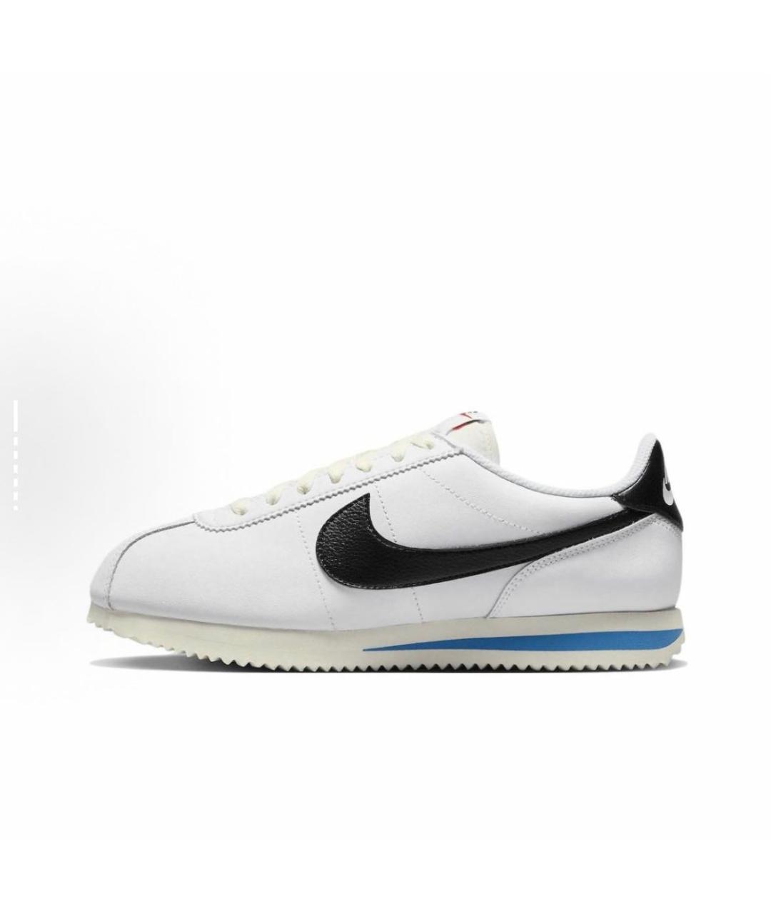 NIKE Белые кожаные низкие кроссовки / кеды, фото 6
